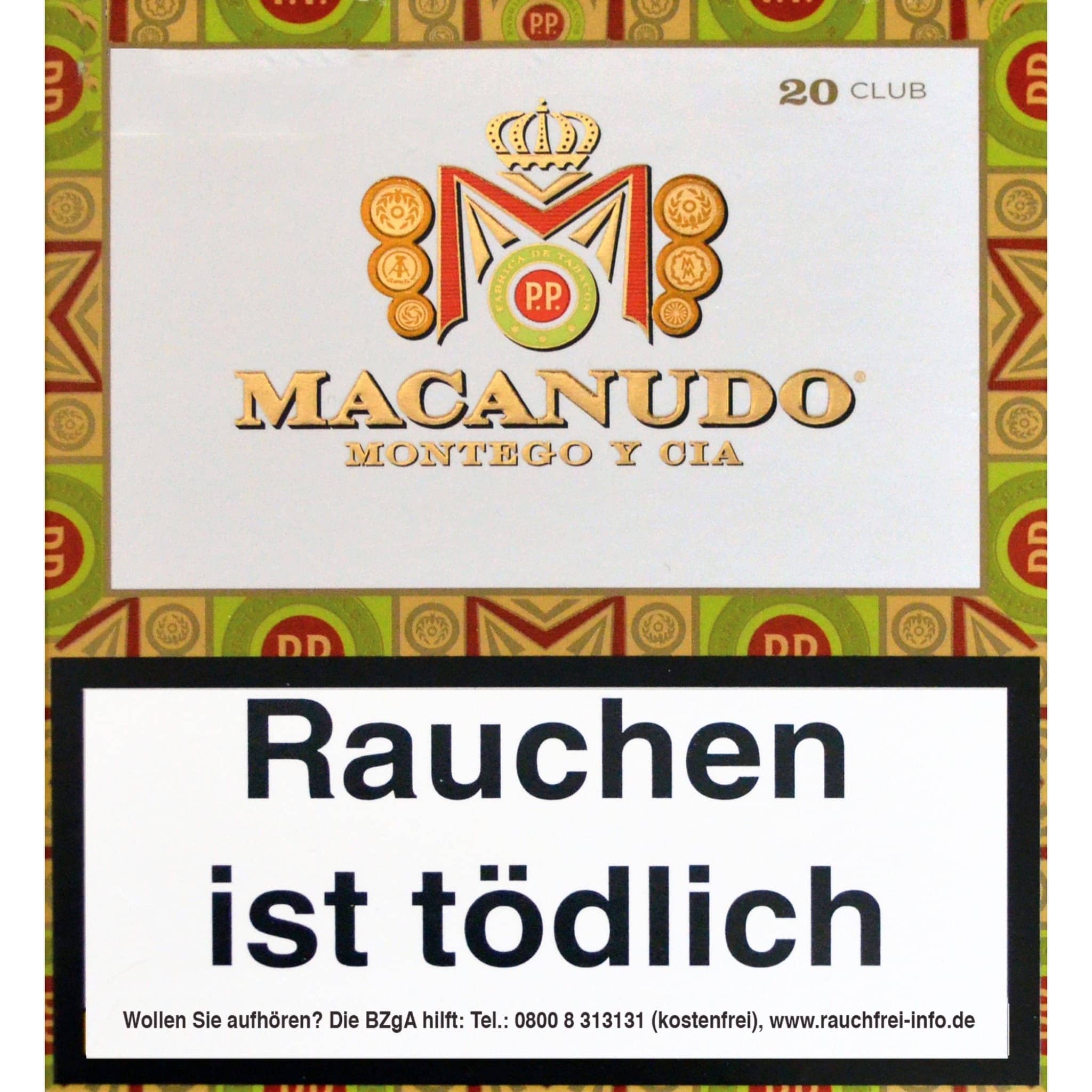 Macanudo Connecticut Club 20er Packung