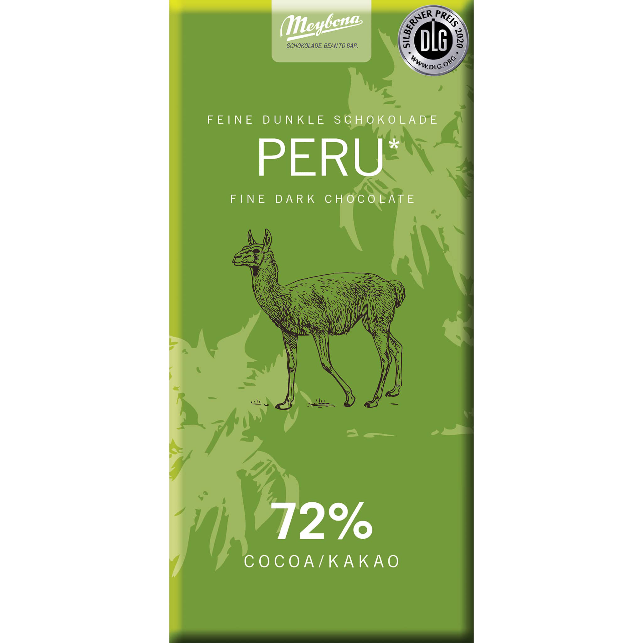 Peru 72% Ursprungs-Schokolade